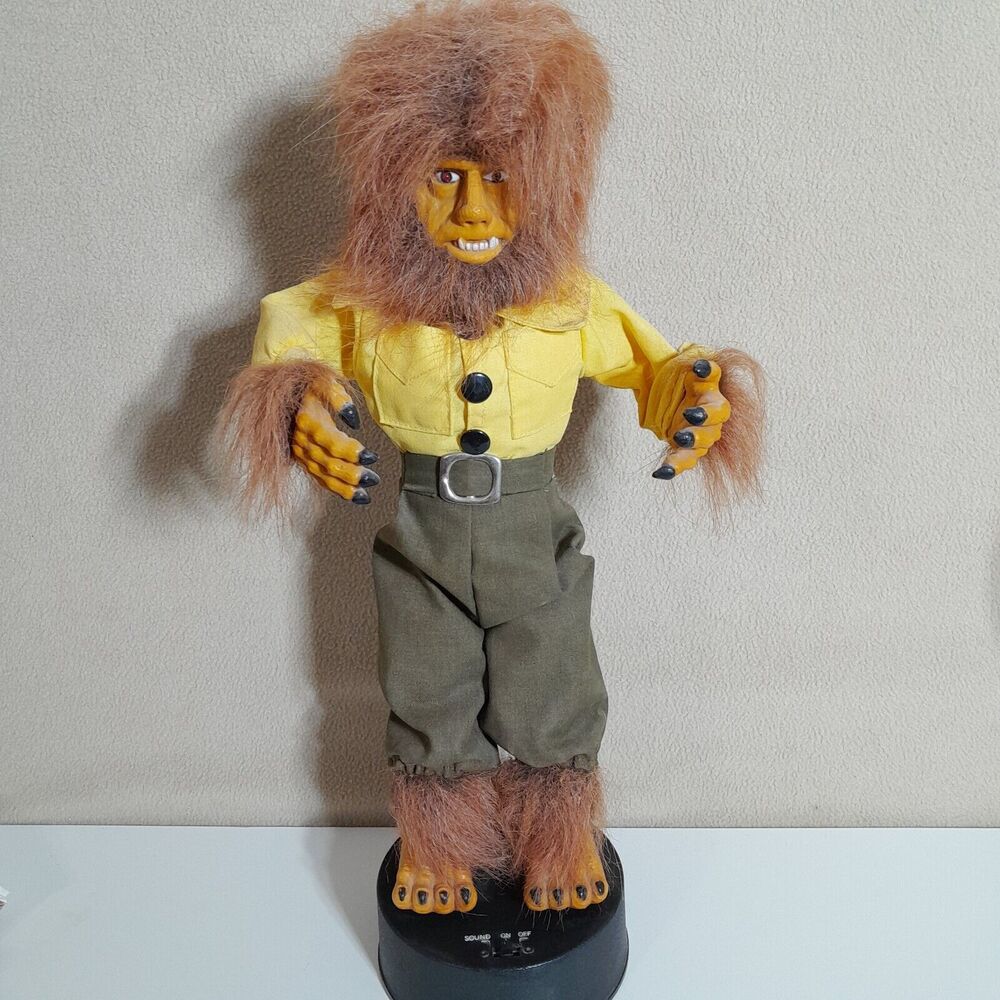 "The Wolfman" Vintage Universal Studios MONSTERS Werewolf Display for Halloween